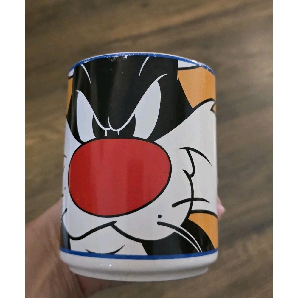 2002 Looney‎ Tunes Sylvester The Cat Coffee Mug Cup Gibson Warner Brothers